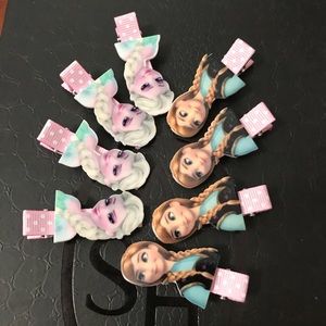 Frozen Elsa Anna Cute Hair Clips